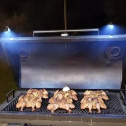 2PCS Multipurpose Magnetic Base LED BBQ Grill Light 360 Adjustable Outdoor Camping For Party BBQ Lights Degree Barbecue Accessories AAA battery powered