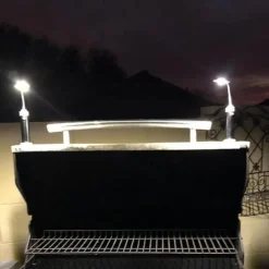 2PCS Multipurpose Magnetic Base LED BBQ Grill Light 360 Adjustable Outdoor Camping For Party BBQ Lights Degree Barbecue Accessories AAA battery powered