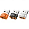 3PCS Olaf 10A OTG USB 3.0 To Type C Adapter TypeC Female to USB Male Converter Fast Charging Data Transfer For Macbook Xiaomi Samsung