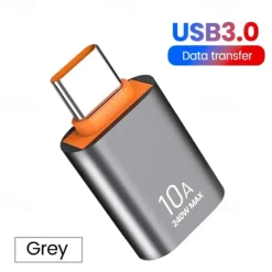 3PCS Olaf 10A OTG USB 3.0 To Type C Adapter TypeC Female to USB Male Converter Fast Charging Data Transfer For Macbook Xiaomi Samsung