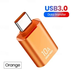 3PCS Olaf 10A OTG USB 3.0 To Type C Adapter TypeC Female to USB Male Converter Fast Charging Data Transfer For Macbook Xiaomi Samsung
