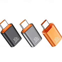 3PCS Olaf 10A OTG USB 3.0 To Type C Adapter TypeC Female to USB Male Converter Fast Charging Data Transfer For Macbook Xiaomi Samsung