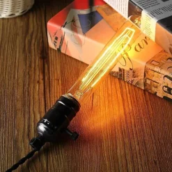 6pcs 4pcs Dimmable Retro Edison Light Bulb E27 220V 40W T185 Filament Incandescent Ampoule Bulbs Vintage Edison Lamp