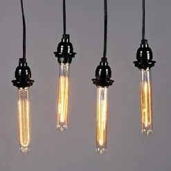 6pcs 4pcs Dimmable Retro Edison Light Bulb E27 220V 40W T185 Filament Incandescent Ampoule Bulbs Vintage Edison Lamp