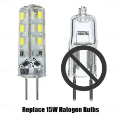 20pcs 10pcs G4 Led Bulb 2W 24led DC12V 3014SMD Saving Mini Silicone Lamp 360Beam Angle Replace halogen Light Spotlight Chandelier