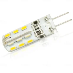 20pcs 10pcs G4 Led Bulb 2W 24led DC12V 3014SMD Saving Mini Silicone Lamp 360Beam Angle Replace halogen Light Spotlight Chandelier