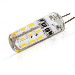 20pcs 10pcs G4 Led Bulb 2W 24led DC12V 3014SMD Saving Mini Silicone Lamp 360Beam Angle Replace halogen Light Spotlight Chandelier