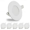 6pcs 4pcs Led Downlights 3W Led Ceiling Light 110V Recessed Down Light Round Led Panel Light 220V LED Spot Light Indoor Lighting