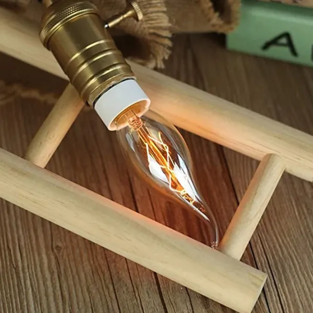 10pcs 6pcs 4pcs 40W Vintage Edison Light Bulbs Antique Incandescent Bulb E14 C35L Candle Pendant Light Warm Yellow 2200-2700k Retro Dimmable Decorative 220-240V