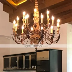 10pcs 6pcs 4pcs 40W Vintage Edison Light Bulbs Antique Incandescent Bulb E14 C35L Candle Pendant Light Warm Yellow 2200-2700k Retro Dimmable Decorative 220-240V