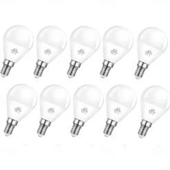 10pcs 5pcs 6W LED Globe Light Bulb 600lm E14 G45 20 LED Beads SMD 2835 60W Halogen Equivalent Warm Cold White 110-240V