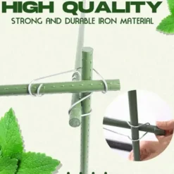 30pcs Plant Connecting Buckles, Plant Grafting Stakes Connector Clip, Garden Stake Climbing Pipe Support Connectors 11/16/20mm