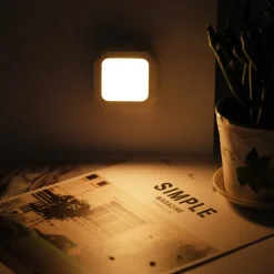 2pcs Plug In Night Light Twilight Sensor Dimmable Warmwhite Wireless Cabinet Light EU US UK for Kids Bedroom Auto Dusk to Dawn Sensor LED Night Lamp