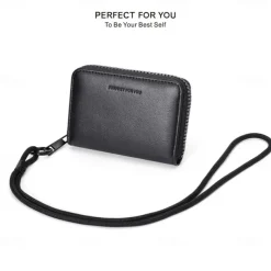 1PCS portable PU fashionable and high-end women's wallet multifunctional with hanging rope and large capacity women's card bag