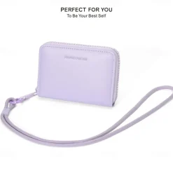 1PCS portable PU fashionable and high-end women's wallet multifunctional with hanging rope and large capacity women's card bag