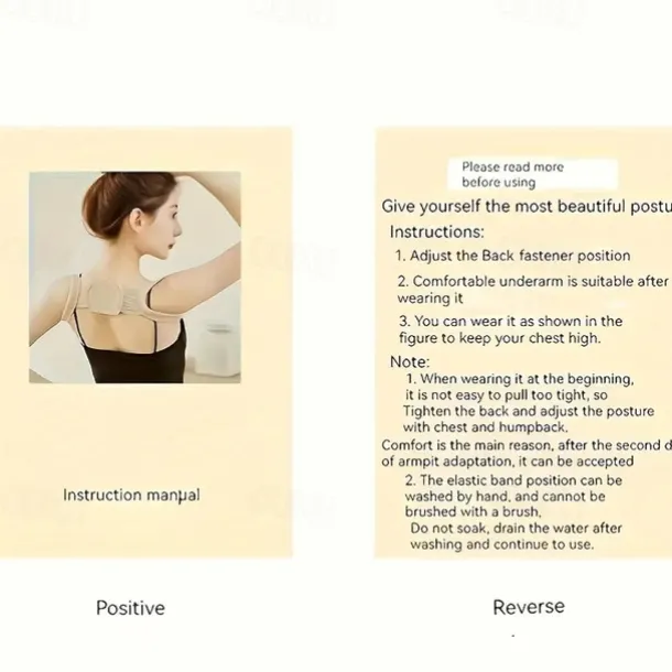 5pcs Posture Corrector for Men and Women Invisible Back Brace for Hunchback Prevention Adjustable Support for Better Posture Hand Washable Clasp-Free Unisex Design No Battery Required