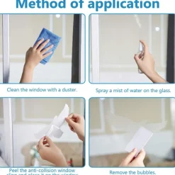 24pcs prevent birds from hitting windows sticker doors and windows pasted with large electrostatic butterflies