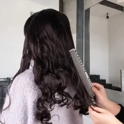 4pcs Professional Stainless Steel Comb Space Aluminum Comb For All Hair Types Hair Styling Comb Fine Cutting Comb Rat Tail Comb Detangling Comb