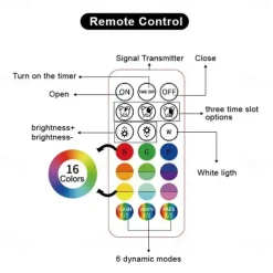 2pcs Rechargeable Submersible Pool LED Light with Remote Control, LED Underwater Light Multicolor LED Diving Pool Light USB Timer Color Changing Aquarium Fish Tank Night Light