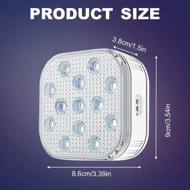 2pcs Rechargeable Submersible Pool LED Light with Remote Control, LED Underwater Light Multicolor LED Diving Pool Light USB Timer Color Changing Aquarium Fish Tank Night Light