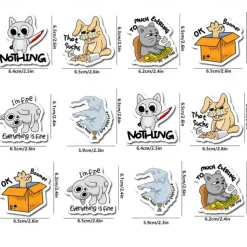 12pcs Refrigerator Magnets, Funny Fridge Magnets, Decorative Magnets, Personalized Fridge Magnet For Kitchen Office Whiteboard Locker Cabinet And Dishwasher, Kitchen Decoration, Home Decoration