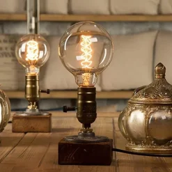 4pcs Retro Edison Light Bulb E27 220V 40W G80 Filament Vintage Ampoule Incandescent Bulb Edison Lamp