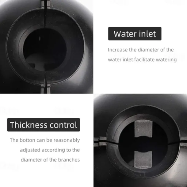 5pcs Reusable Plant Rooting Device Plant Rooting Grow Box High Pressure Propagation Ball Grafting Device Botany Root Controller Garden Plant Rooter Box For Rose Tree Fruit Bush Magnolia