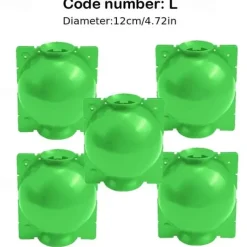 5pcs Reusable Plant Rooting Device Plant Rooting Grow Box High Pressure Propagation Ball Grafting Device Botany Root Controller Garden Plant Rooter Box For Rose Tree Fruit Bush Magnolia