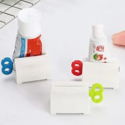 3pcs Rolling Toothpaste Squeezer Tube Squeezer Toothpaste Dispenser Holder Dental Cream Bathroom Manual Syringe Dispenser