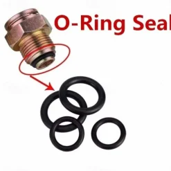 225Pcs Rubber O-Ring Washer Seals Assortment Black For Car 18 Sizes