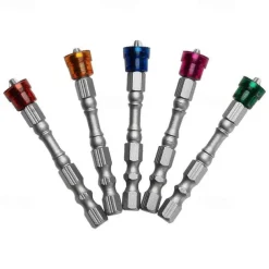 5/10Pcs S2 Alloy PH2 Phillips Single Head Magnetic Screwdriver Bits Anti-Slip 1/4 Inch Hex Shank Drywall Electric Screwdriver Tools