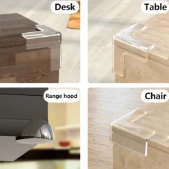 10pcs Safety Silicone Protector Table Corner Edge Protection Cover Electric Socket Protection Anticollision Guards
