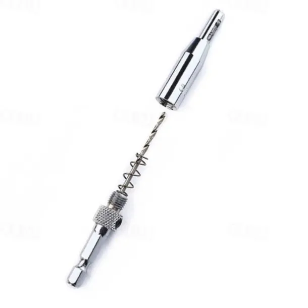 4pcs Self Centering Hinge Drill Bit Set High-speed Steel Woodworking Door Window Hinge Drill Bit Positioning Hole Opener