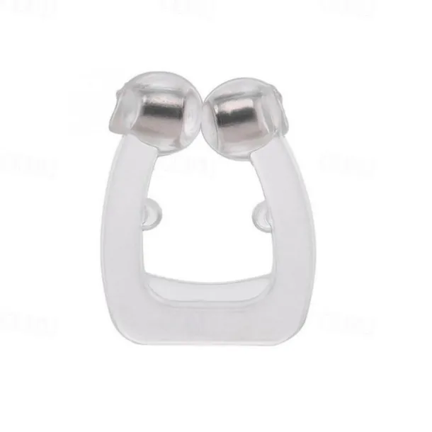 2/4pcs Silicone Anti Snore Magnet Nose Clip with Storage Box Silicone Anti-snoring Device Prevents Snoring
