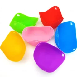 4pcs Silicone Egg Cooker, Kitchen Cooking Tool 2.55x3.54inch