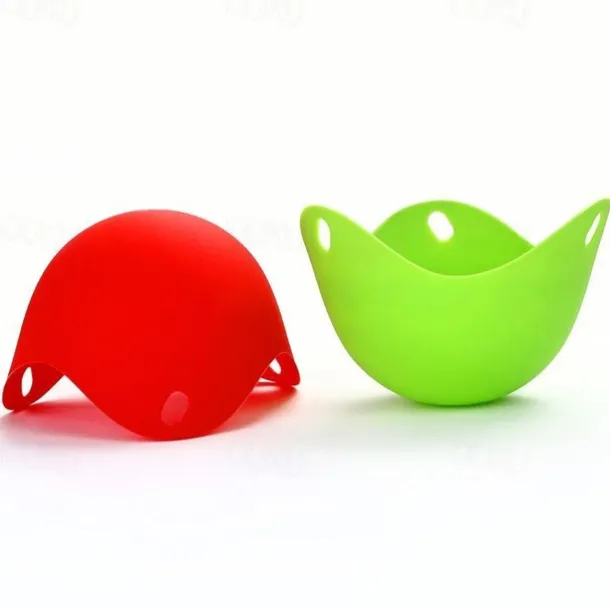 4pcs Silicone Egg Cooker, Kitchen Cooking Tool 2.55x3.54inch