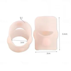 2PCS Silicone Ingrown Toenail Corrector – Invisible Toe Nail Straightening Brace, Pedicure Foot Care Tool for Paronychia Treatment & Nail Healing Protection