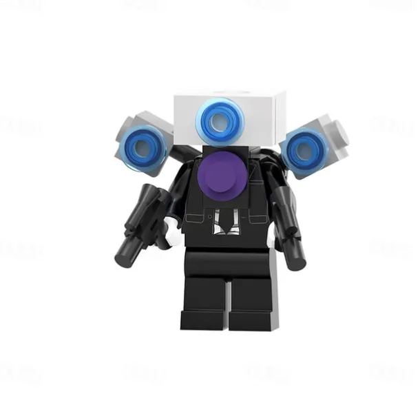 6Pcs Skibidi -Toilet Action Figures Set Cameraman Speakerman Action Figrue Horror Cartoon Movies Character Figure for Birthday Party Cake Topper and Parties Decorations