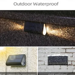 1/2pcs Solar Deck Lights LED Outdoor Step Lights Courtyard Lights Garden Wall Railings Decorative Layout Household Waterproof Stairs Foot Step Lights