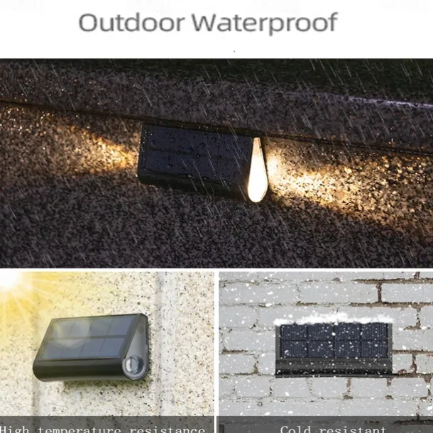 1/2pcs Solar Deck Lights LED Outdoor Step Lights Courtyard Lights Garden Wall Railings Decorative Layout Household Waterproof Stairs Foot Step Lights