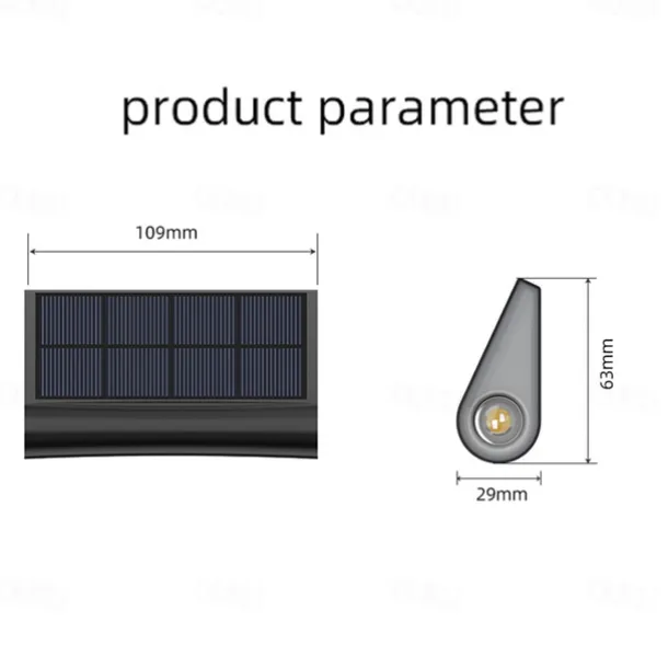 1/2pcs Solar Deck Lights LED Outdoor Step Lights Courtyard Lights Garden Wall Railings Decorative Layout Household Waterproof Stairs Foot Step Lights