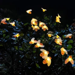 2pcs Solar Garden Swinging Light Solar Powered Dandelion Light 6/8LED Outdoor IP65 Waterproof Patio Light Path Landscape Outdoor Walkway Decoration Lamp