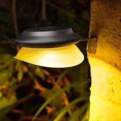 1/4/6pcs Solar Gutter Lights Outdoor Waterproof Solar Fence Light for Deck Access Courtyard Porch Driveway Garage Stair Wall Landscape Decoration Lighting Solar Night Light