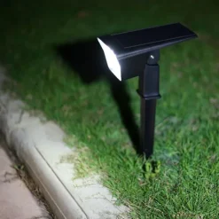 2PCS Solar Landscape Spotlight Outdoor 2 Brightness Modes 2 in 1 Solar Landscape Spotlight IP67 Waterproof Solar outdoor light lawn light pathway lights