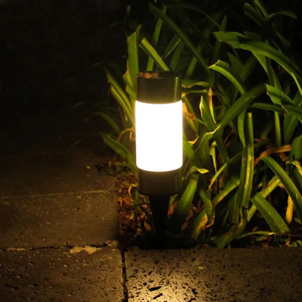 2pcs Solar Mini Pathway Lights Outdoor Garden Lights Ground Plug Led Garden Lamp Super Bright Solar Plastic Lawn Lamp Garden Landscape Lamp