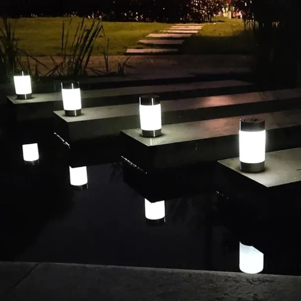 2pcs Solar Mini Pathway Lights Outdoor Garden Lights Ground Plug Led Garden Lamp Super Bright Solar Plastic Lawn Lamp Garden Landscape Lamp