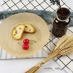 200PCS Special Paper for Air Fryer Baking Oil-proof and Oil-absorbing Paper for Household Barbecue Plate Food Oven Kitchen Pan Pad