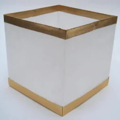 10PCS Square Paper Lantern With Floating Water Lanterns For Wedding Birthday Party No Candle 15X15CM/6“X6“