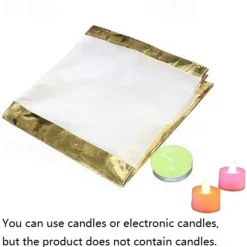 10PCS Square Paper Lantern With Floating Water Lanterns For Wedding Birthday Party No Candle 15X15CM/6“X6“