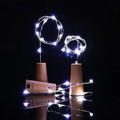 5pcs String Led Wine Bottle with Cork 2M 20 LEDs Bottle Lights Battery Cork for Party Wedding Christmas Halloween Bar Decor